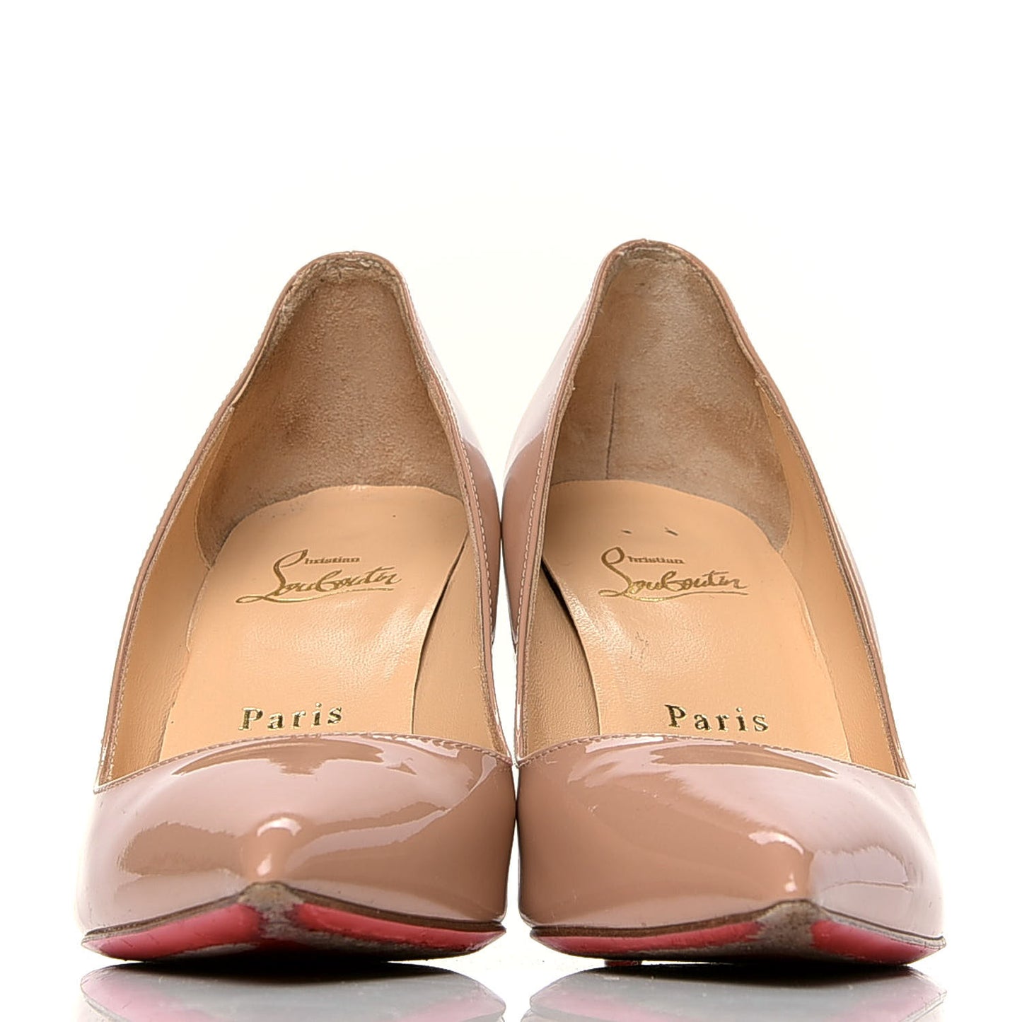 Patent Calf Pigalle 85 Pumps 37 Nude