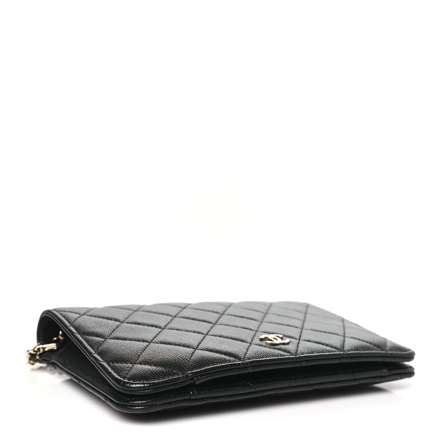 Chanel Caviar Quilted Clutch With Chain  Black 5 of 11