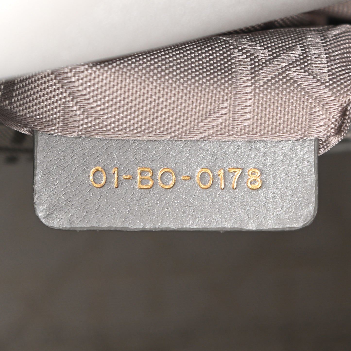 Lambskin Cannage Mini Lady Dior Grey
