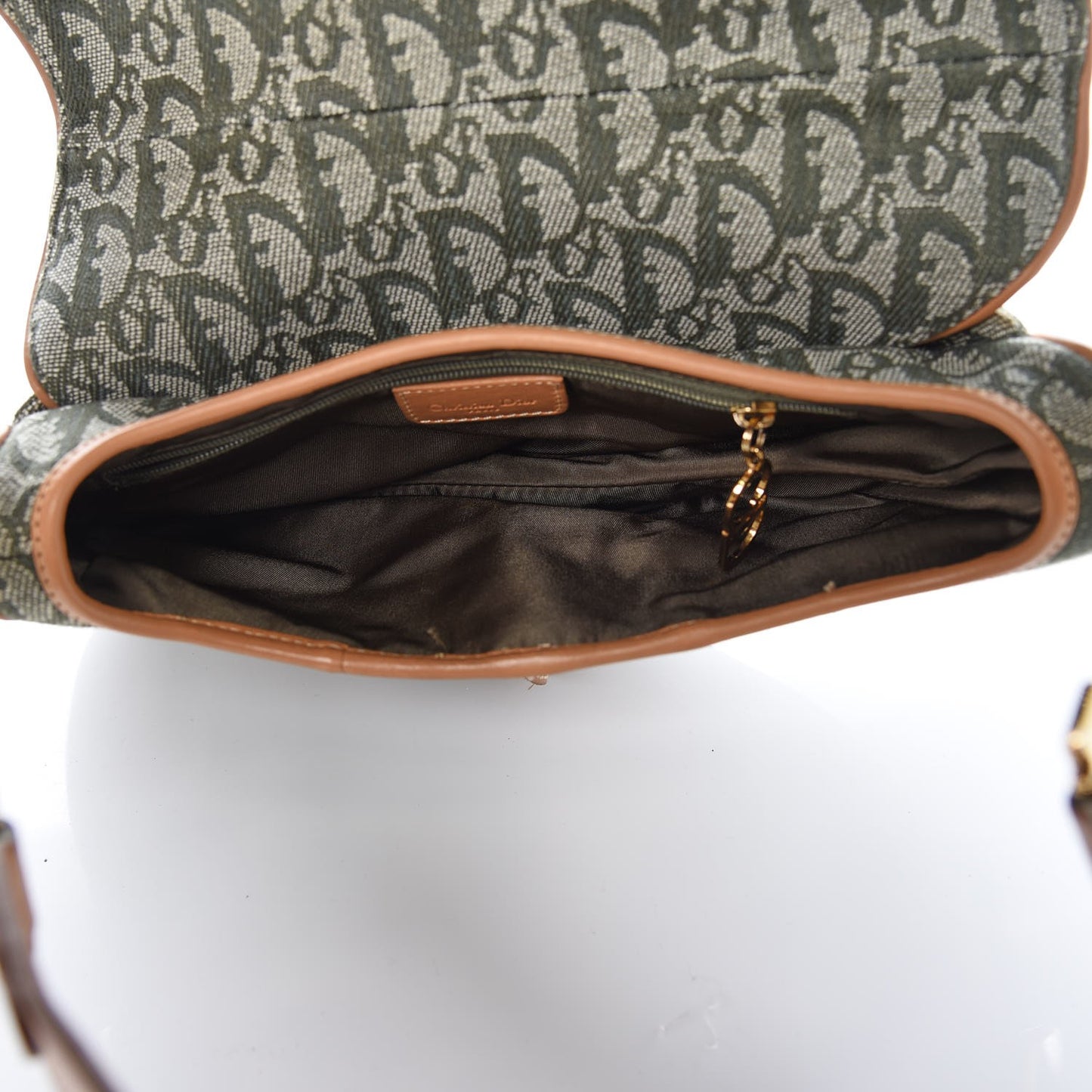 Monogram Saddle Bag Green