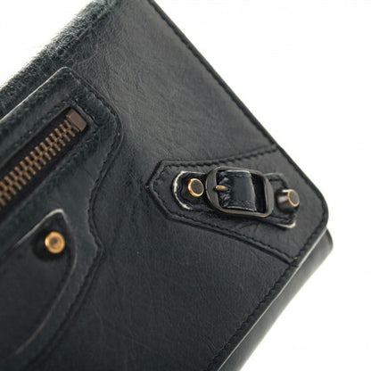 Balenciaga Agneau Classic Hardware Money Wallet Black 11 of 11