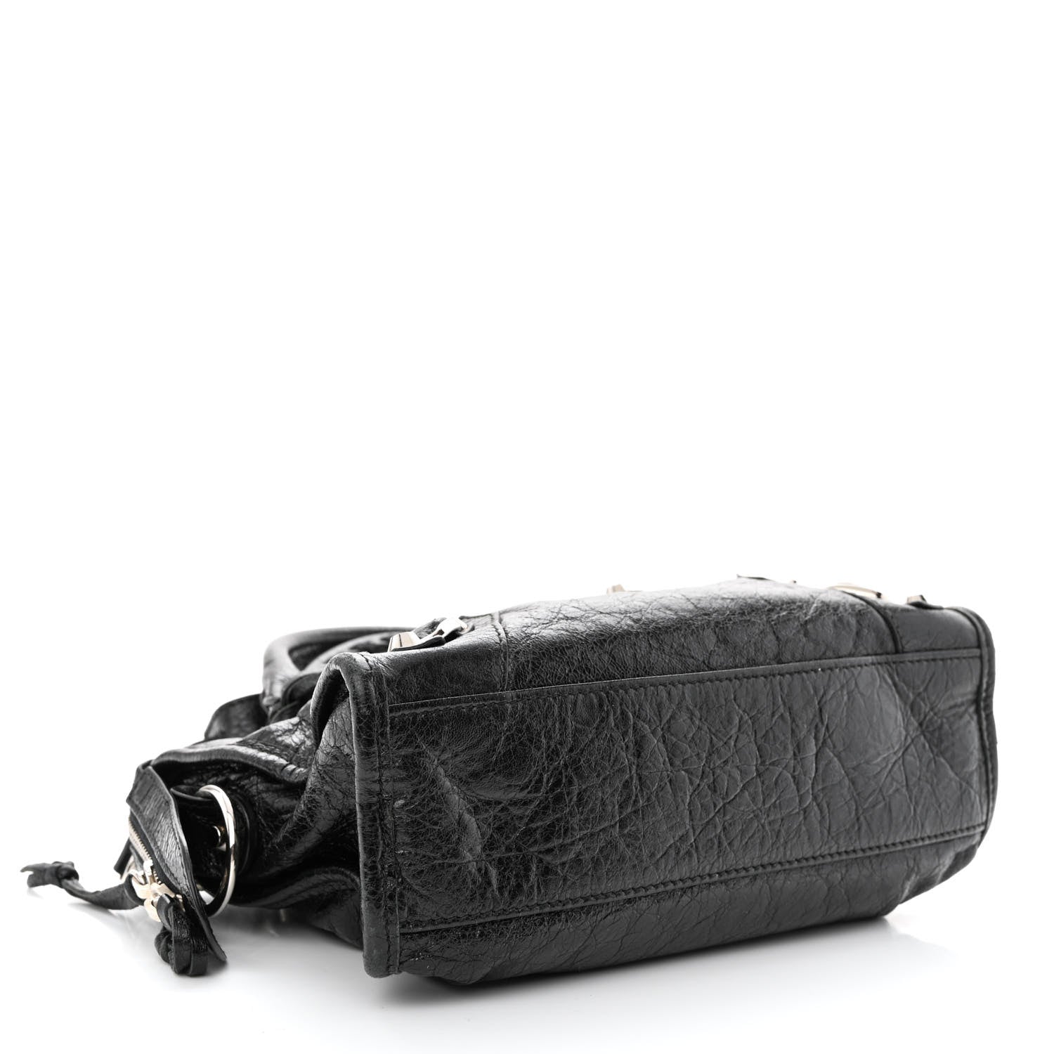 Balenciaga Agneau Classic Silver Hardware Mini City Black 4 of 13