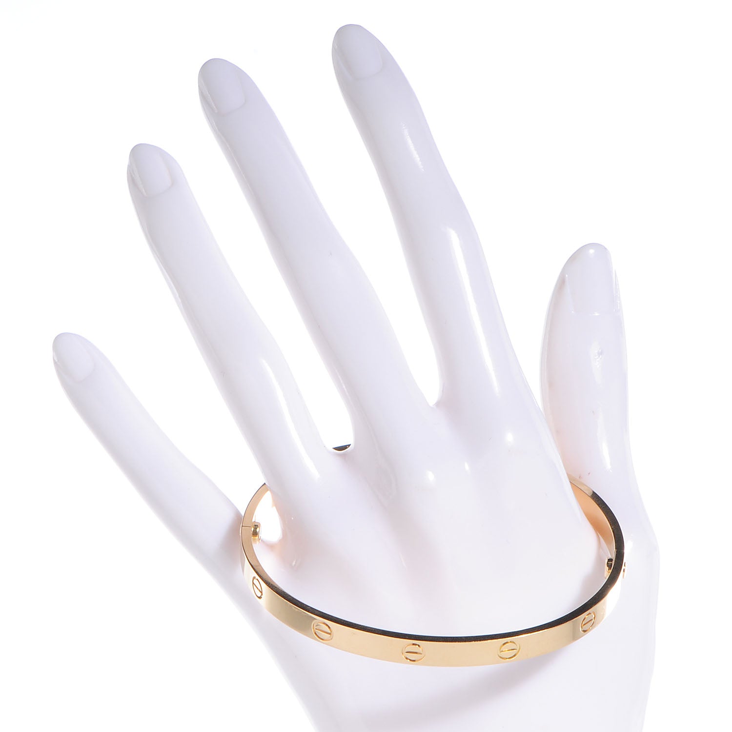 Cartier 18K Yellow Gold LOVE Bracelet 21 2 of 5