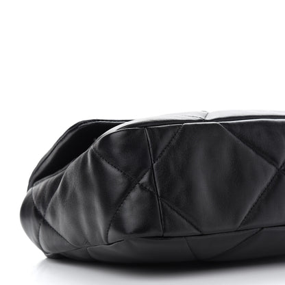 Chanel Lambskin Quilted Medium Chanel 19 Flap Black 7 of 9