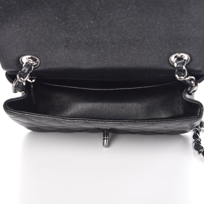 Chanel Iridescent Caviar Quilted Mini Rectangular Flap Black 5 of 8