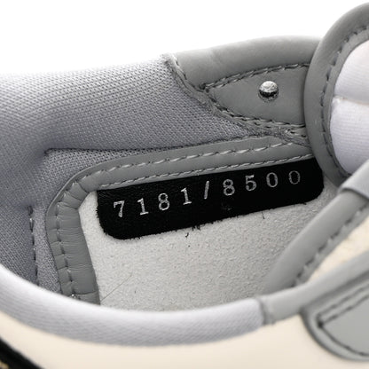 Christian Dior X NIKE AIR JORDAN Calfskin Mens Oblique Low Sneakers 38.5 Grey White 6 of 13