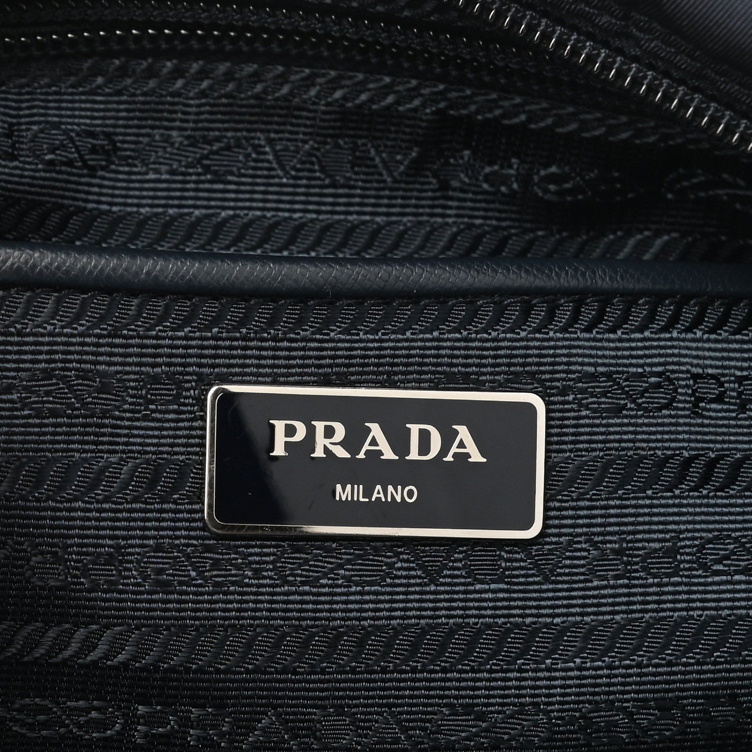 Prada Tessuto Nylon Saffiano Vela Messenger Bag Baltico 5 of 9