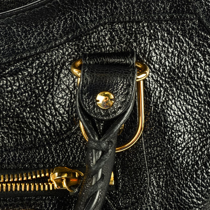 Balenciaga Chevre Gold Metallic Edge Hardware City Black 2 of 12