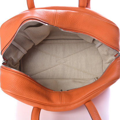 Hermes Taurillon Clemence Victoria II 35 Orange 5 of 10