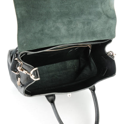 Mulberry Natural Leather Cara Delevingne Convertible Satchel Black 7 of 8