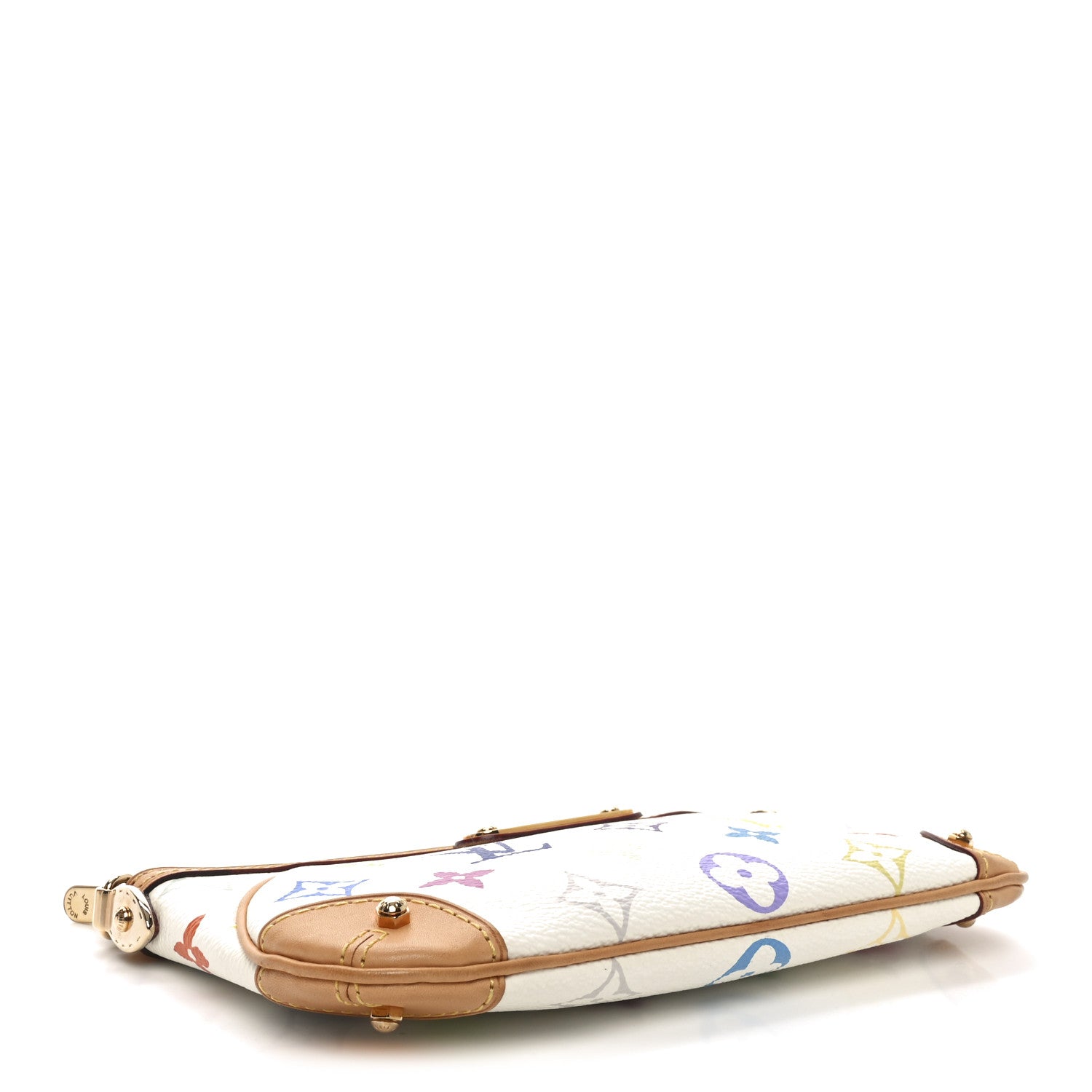 Louis Vuitton Monogram Multicolor Pochette Milla MM White 4 of 9