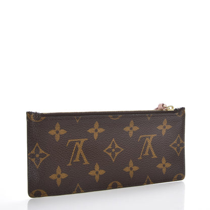 Louis Vuitton Monogram Josephine Chain Wallet Zippered Insert 3 of 7