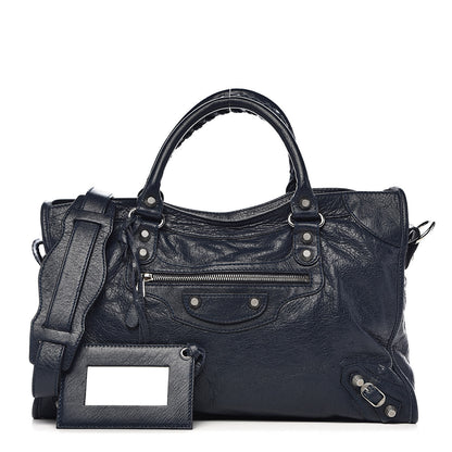 Balenciaga Agneau Giant 12 Silver Hardware City Bleu Obscur 1 of 10