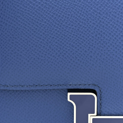 Hermes Epsom Enamel Constance 18 Bleu France 8 of 11