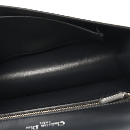 Christian Dior Metallic Patent Micro-Cannage Medium Diorama Flap Bag Silver 5 of 9