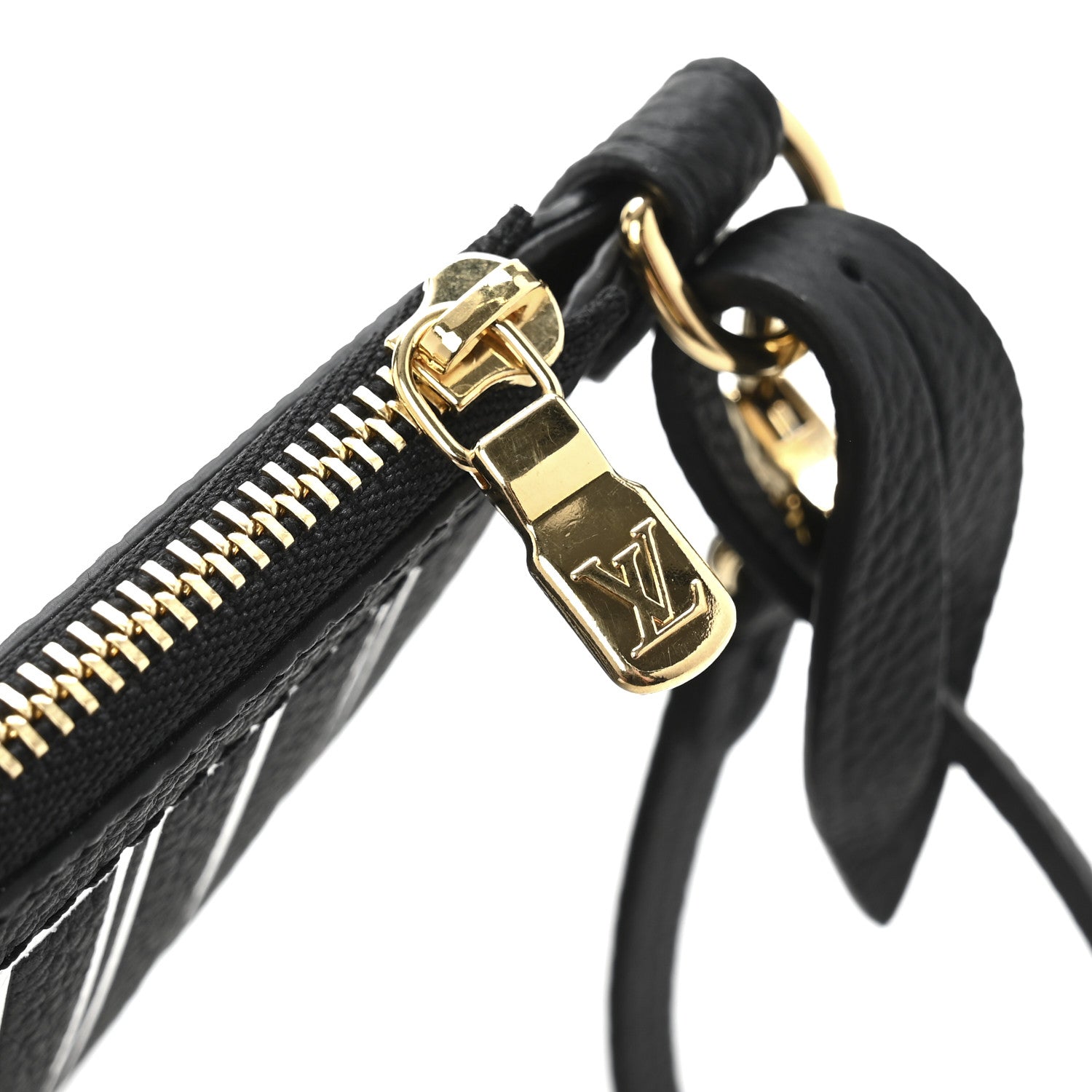 Louis Vuitton Calfskin Neverfull Inside Out MM Pochette Black 7 of 7