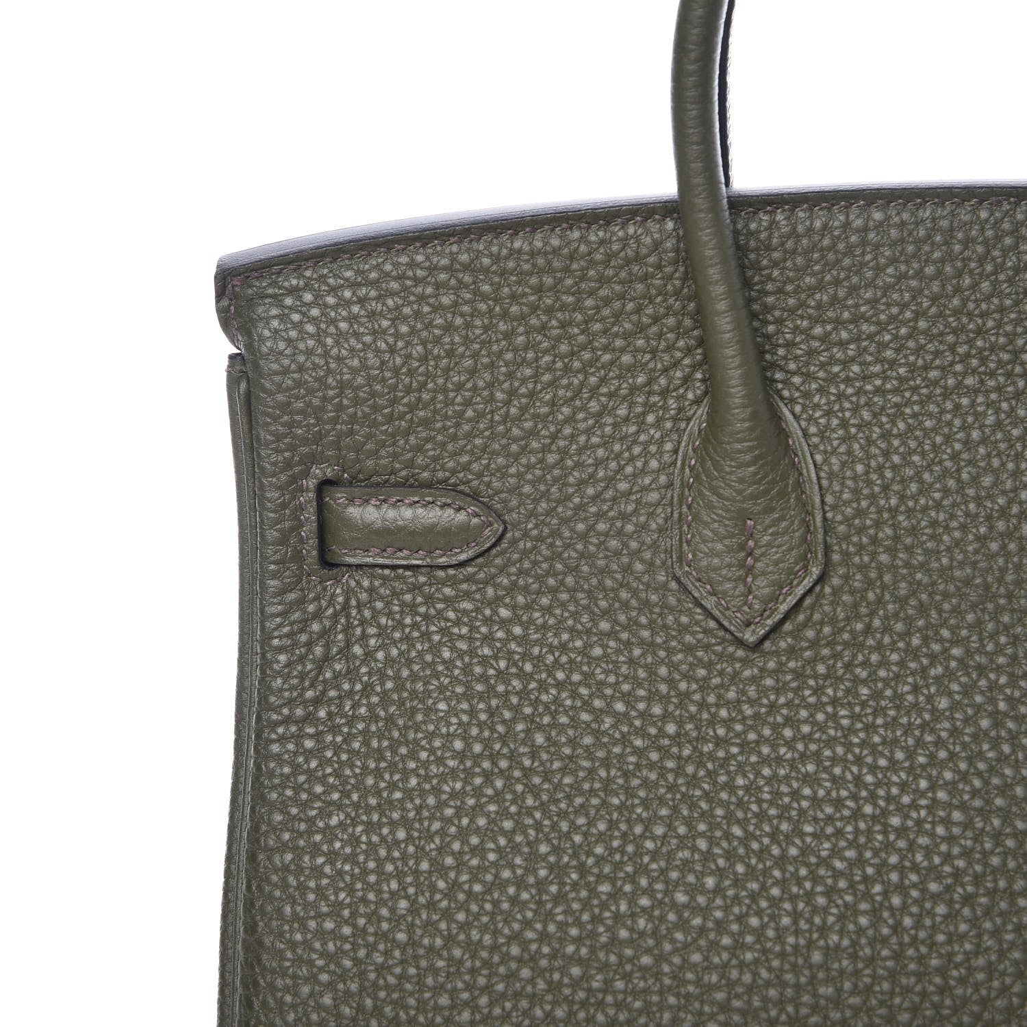 Hermes Togo Birkin 25 Vert Olive 32 of 38