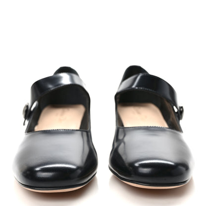 Christian Dior Brushed Calfskin Uniform 30mm Pumps 39 Black 2 of 9