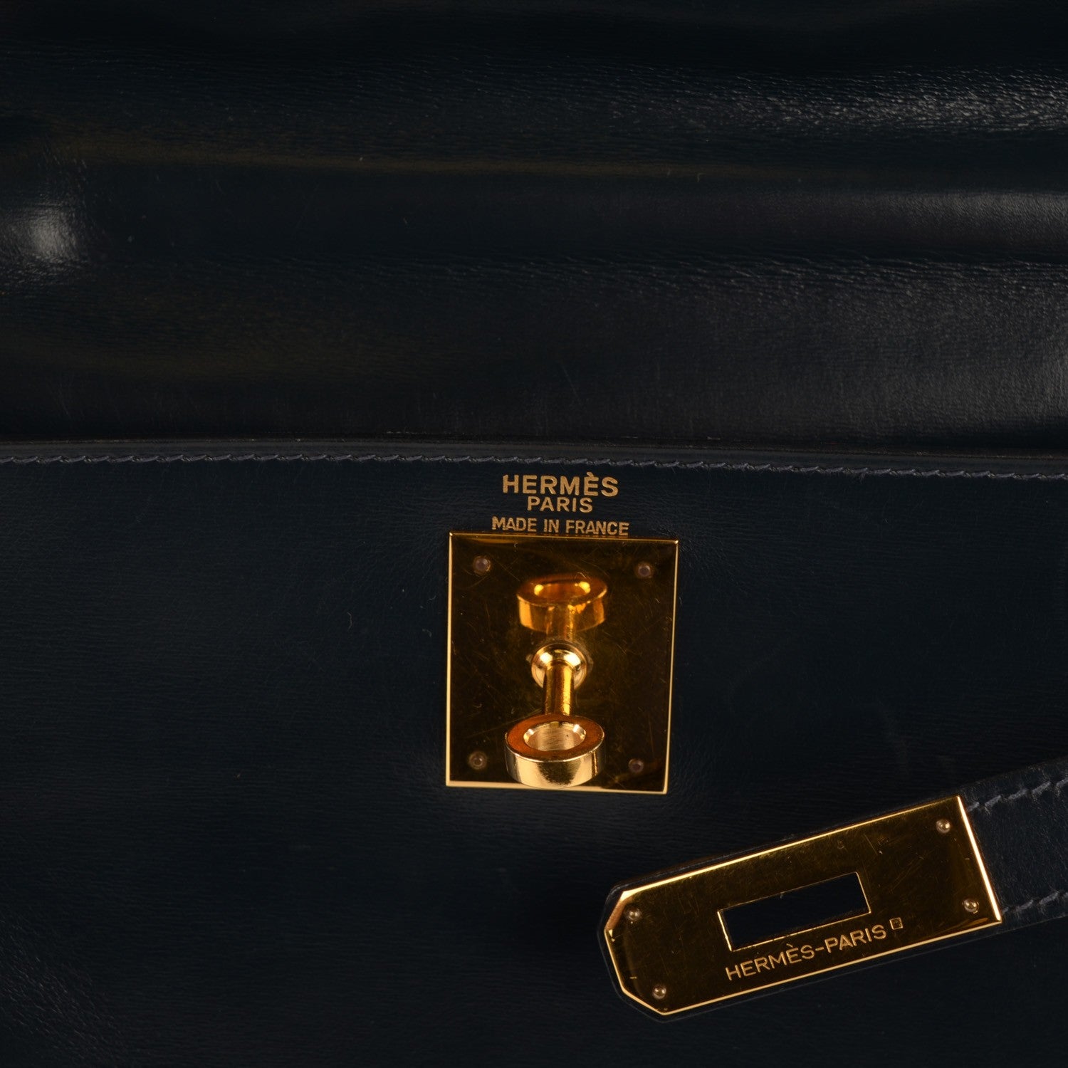 Hermes Box Kelly Retourne 28 Indigo 17 of 17
