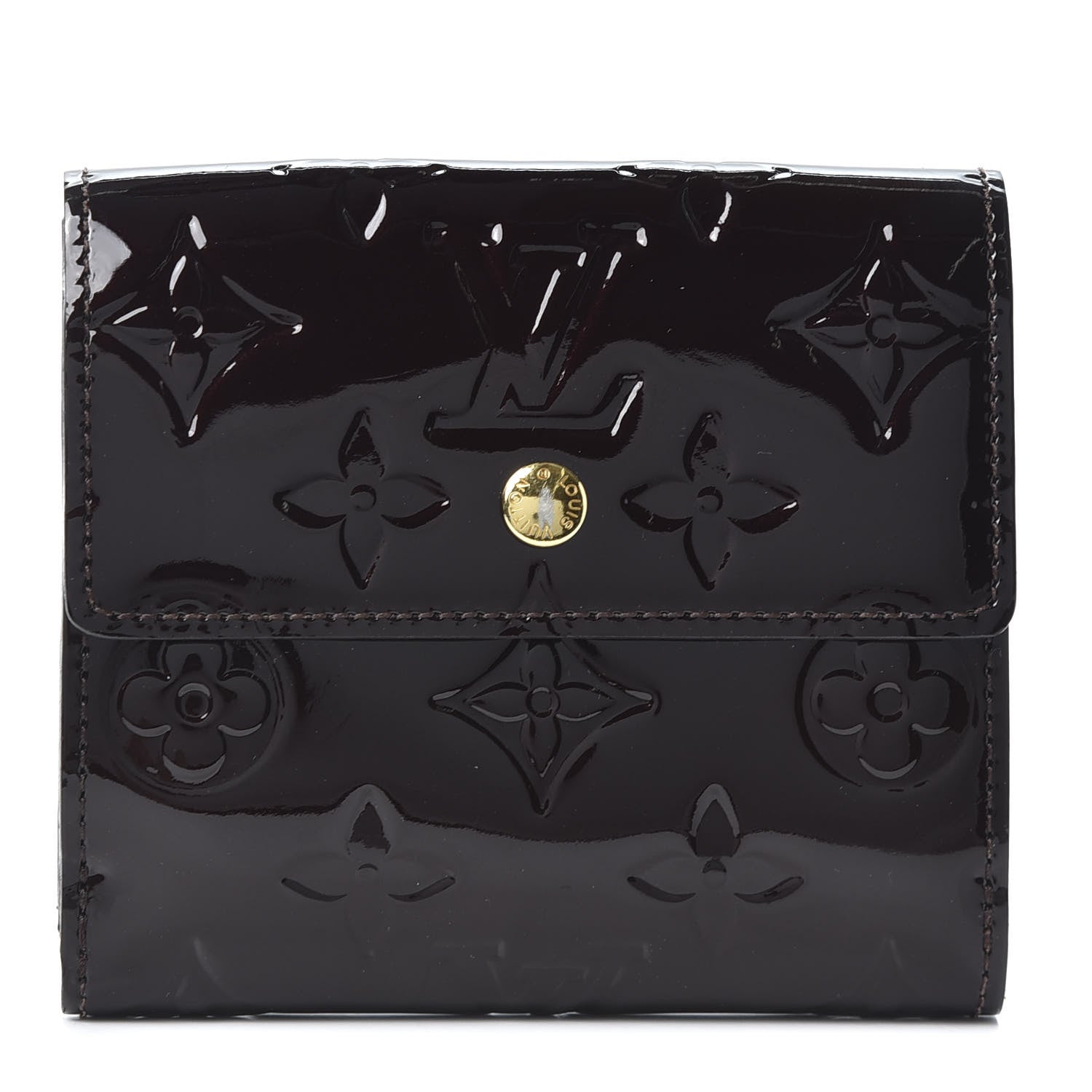 Louis Vuitton Vernis Elise Wallet Amarante 1 of 9