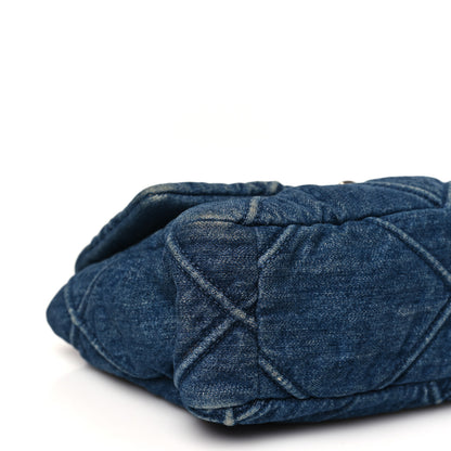 Chanel Denim Quilted Medium Chanel 19 Flap Blue 9 of 10