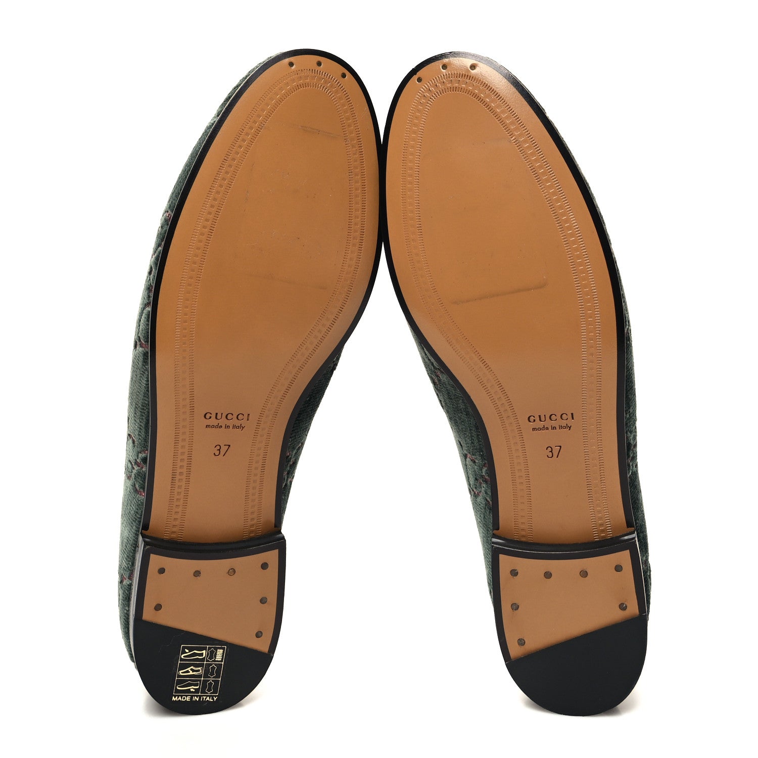 Gucci Velvet Malaga Kid GG Monogram Horsebit Womens Jordaan Loafers 37 Avio Dusty Pink Black 5 of 9