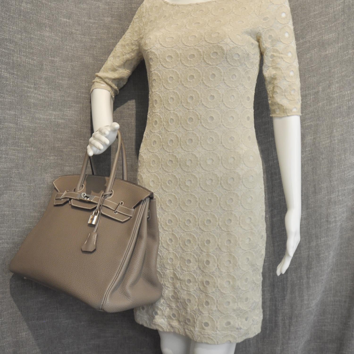 Hermes Togo Birkin 35 Etoupe 2 of 4