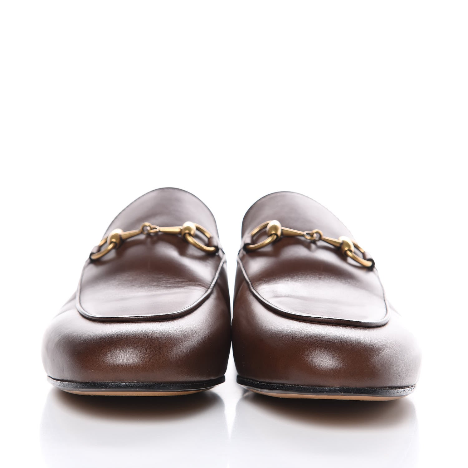 Gucci Calfskin Womens Princetown Slippers 36.5 Fondente Brown 2 of 9