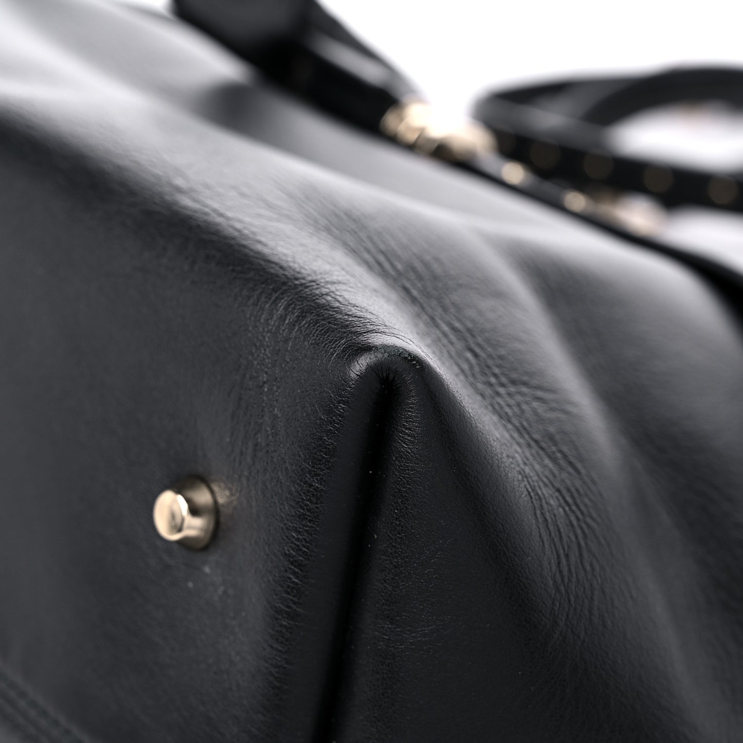 Goatskin Medium Trilogy Cabas Black