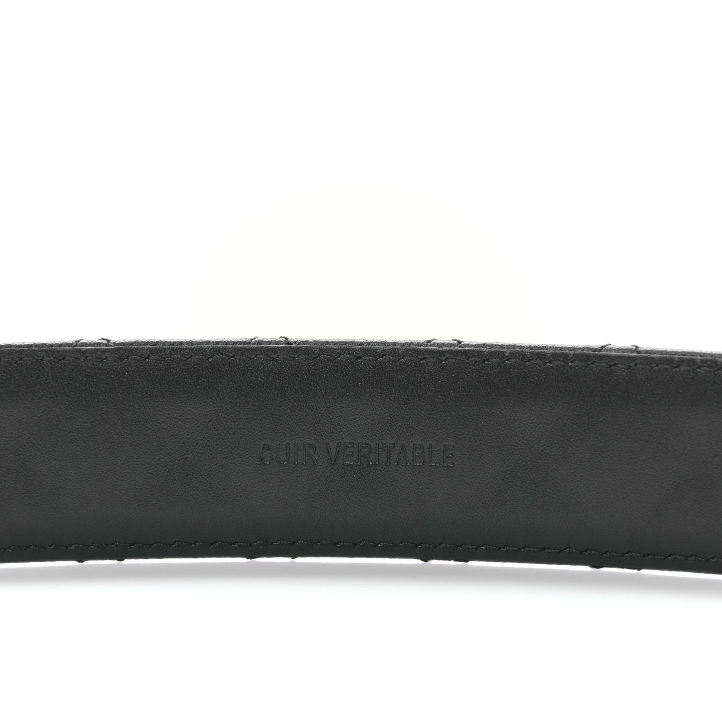 Caviar Quilted CC Chain Belt 75 30 Black