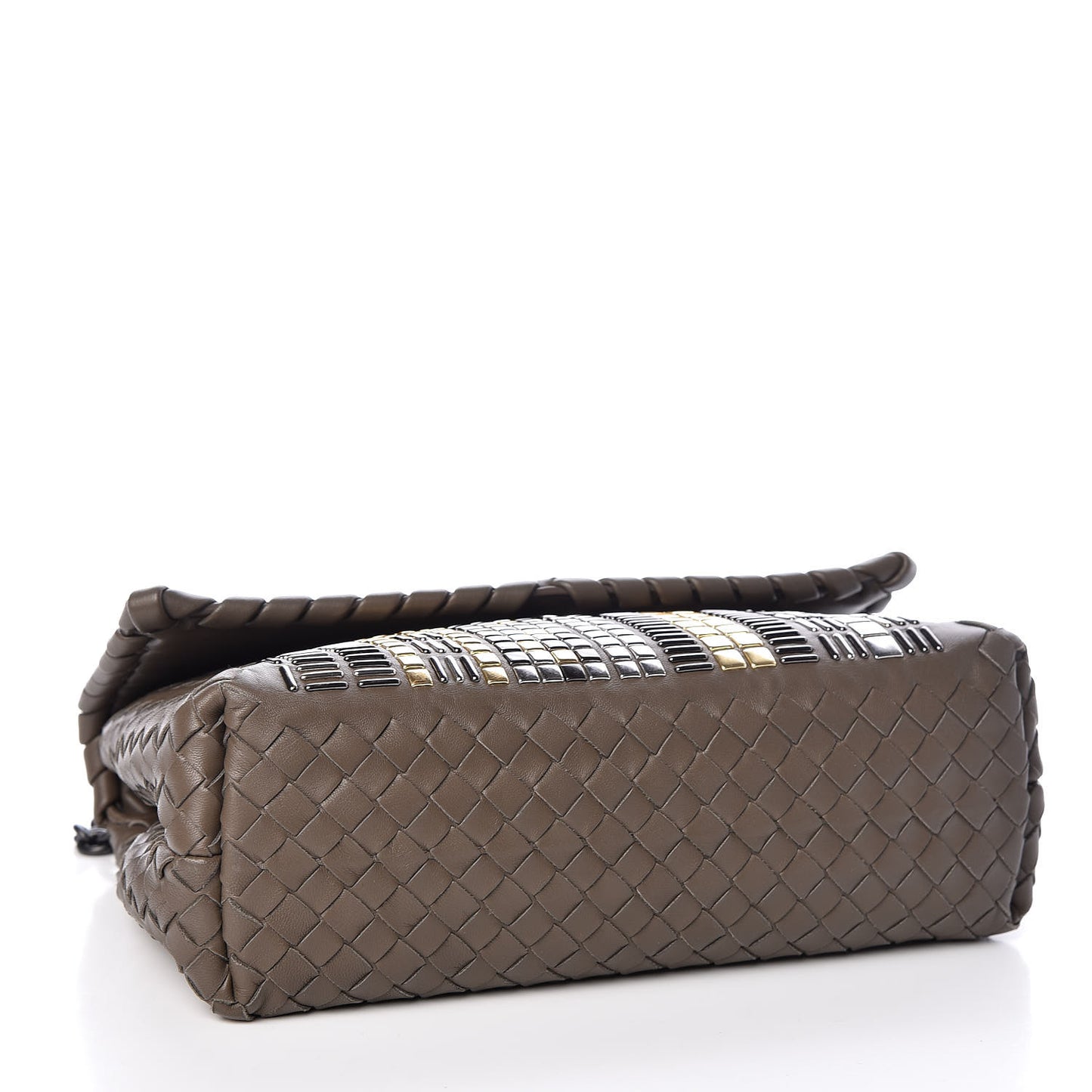 Nappa Intrecciato Small Tower Olimpia Bag Shadow