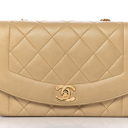 Chanel Lambskin Quilted Small Flap Beige 26 of 26