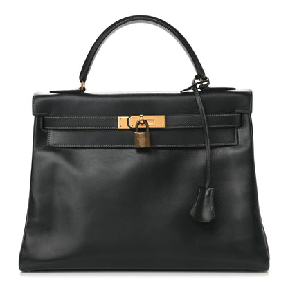 Hermes Box Kelly Retourne 32 Vert Fonce 1 of 15