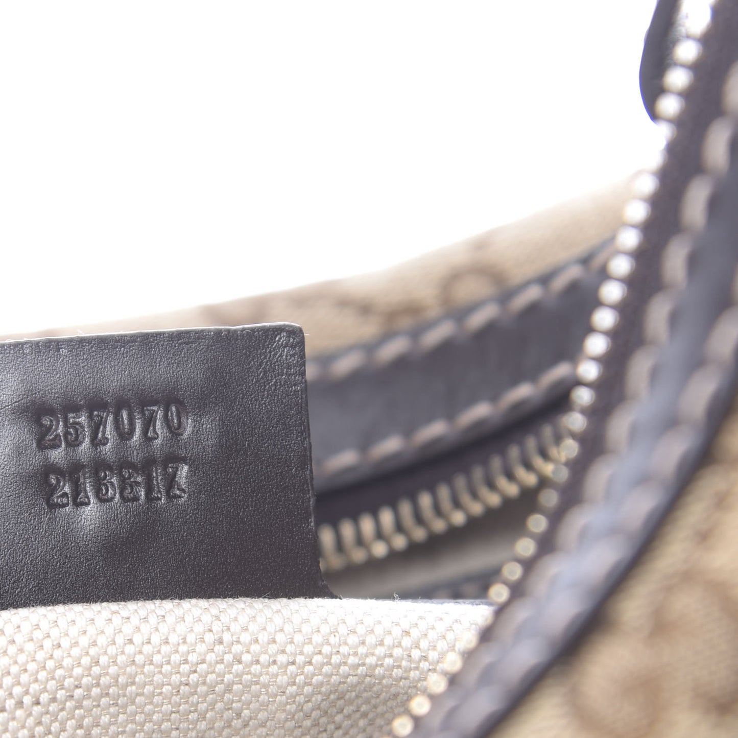 Monogram Medium Lovely Heart Hobo Brown
