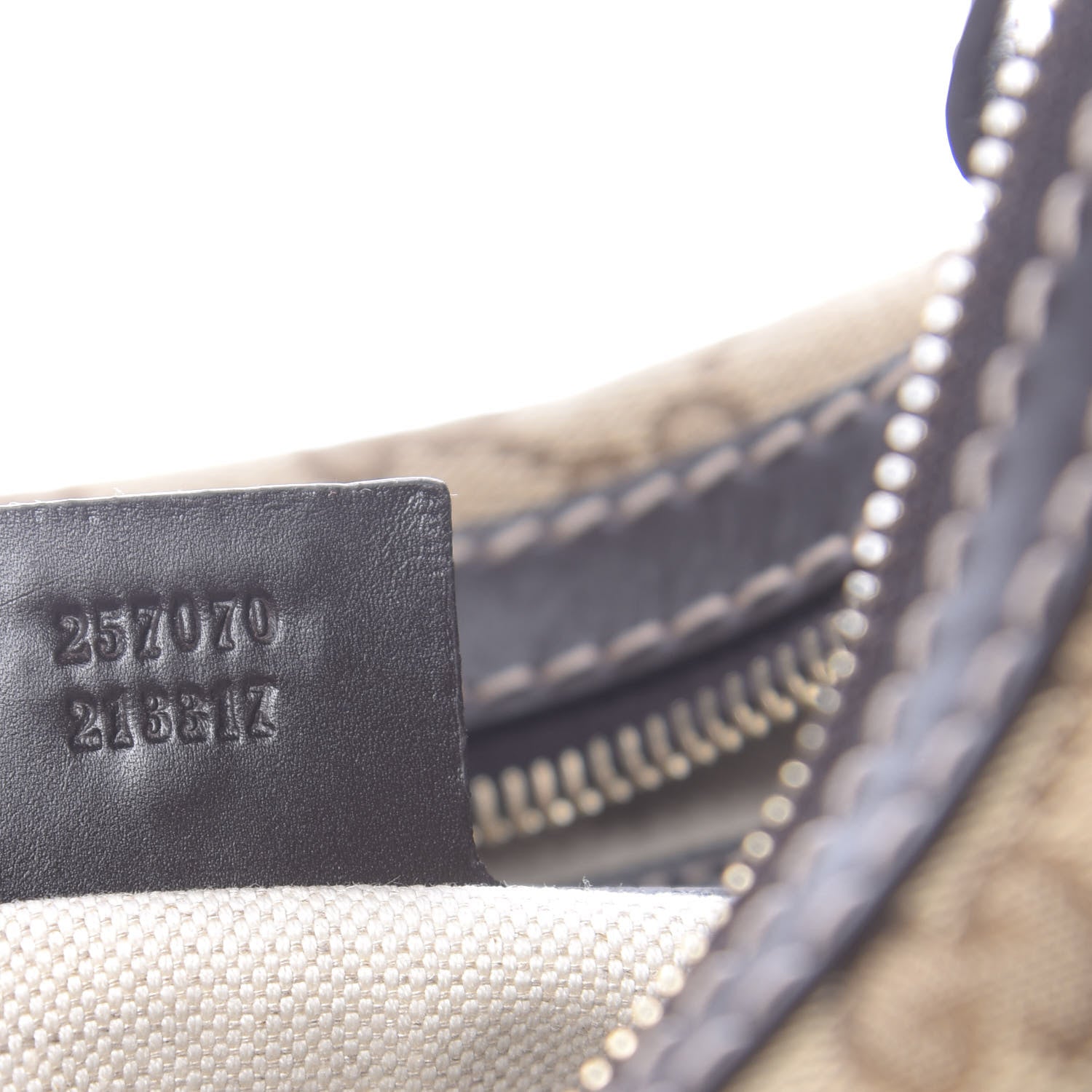 Gucci Monogram Medium Lovely Heart Hobo Brown 7 of 10
