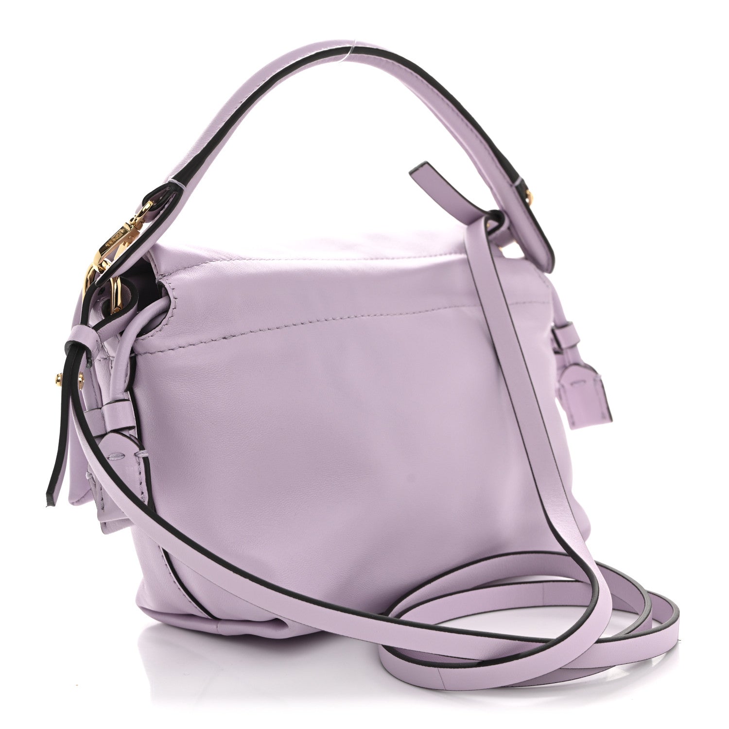 Fendi Nappa Small Mamma Baguette Purple 3 of 11