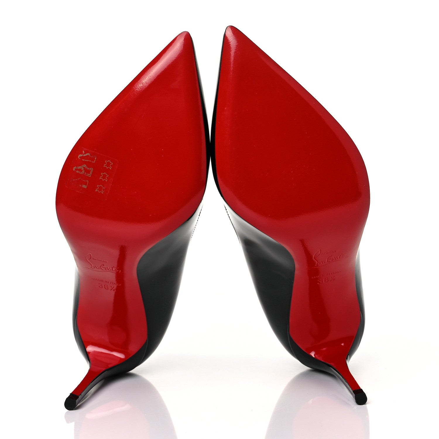 Christian Louboutin Patent Pigalle 100 Pumps 36.5 Black 5 of 7