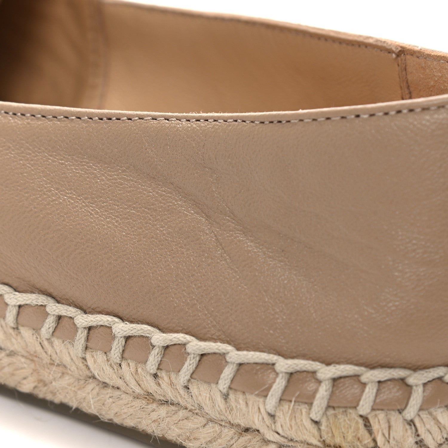 Chanel Lambskin CC Espadrilles 39 Beige Black 15 of 16
