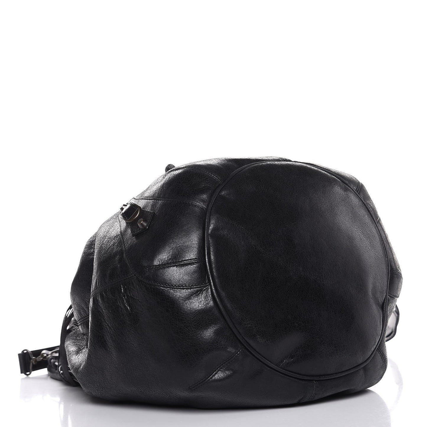 Agneau Classic Hardware Pompon Black