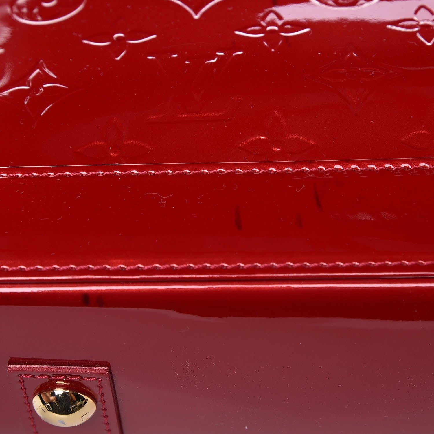 Louis Vuitton Vernis Alma GM Pomme D'Amour 11 of 14