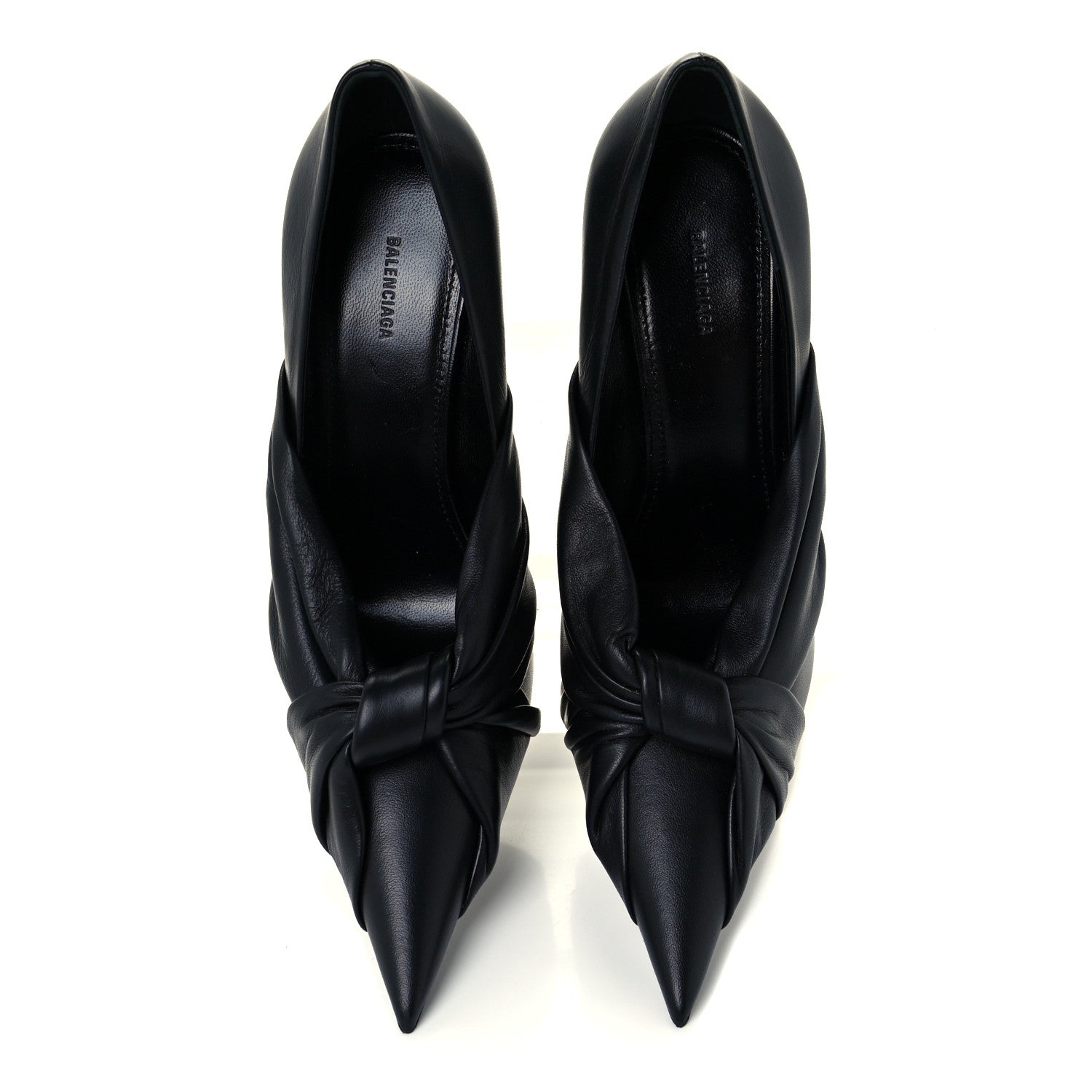 Balenciaga Smooth Nappa Drapy 110mm Pumps 36 Black 5 of 11
