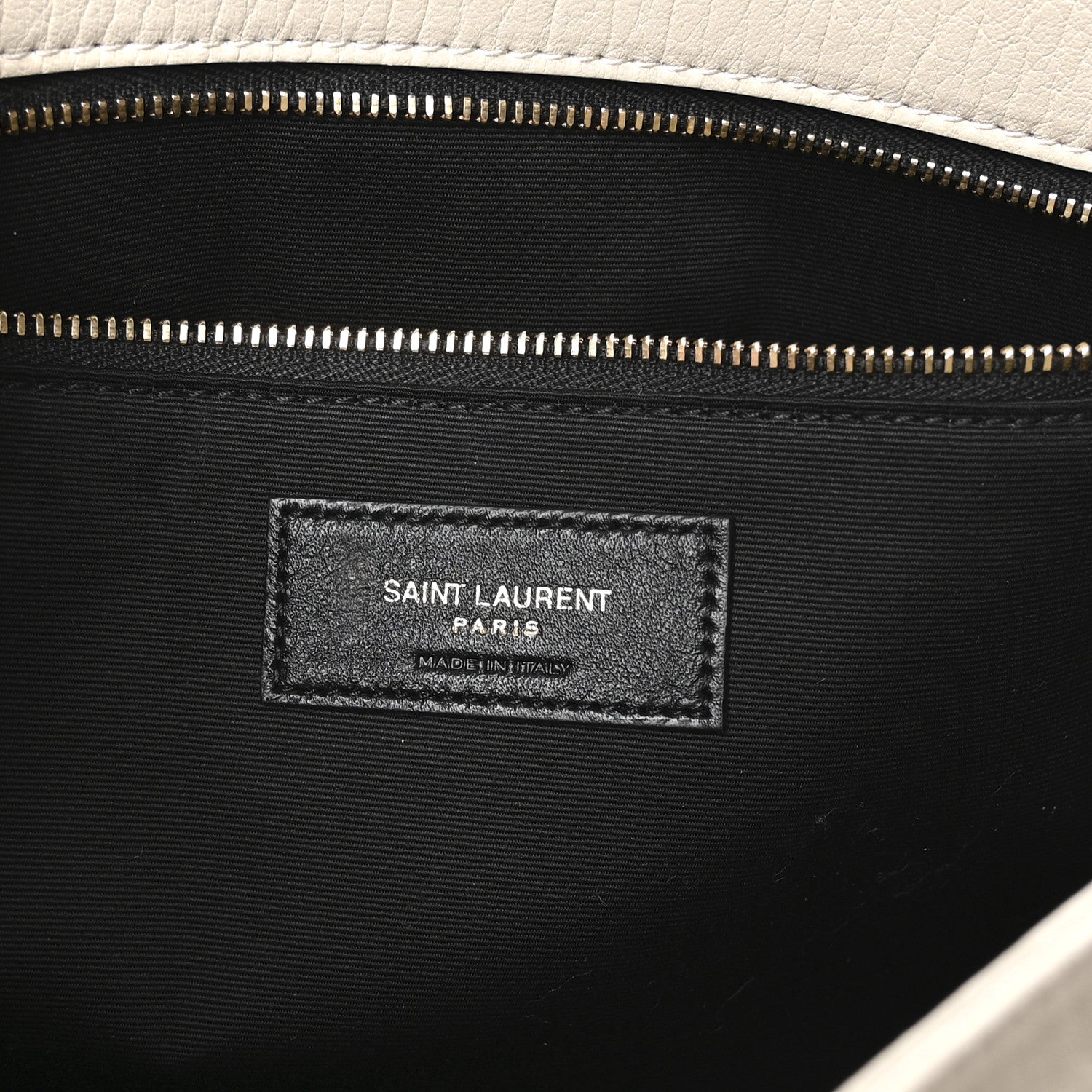 Saint Laurent Grained Lambskin Monogram Large Niki Chain Satchel