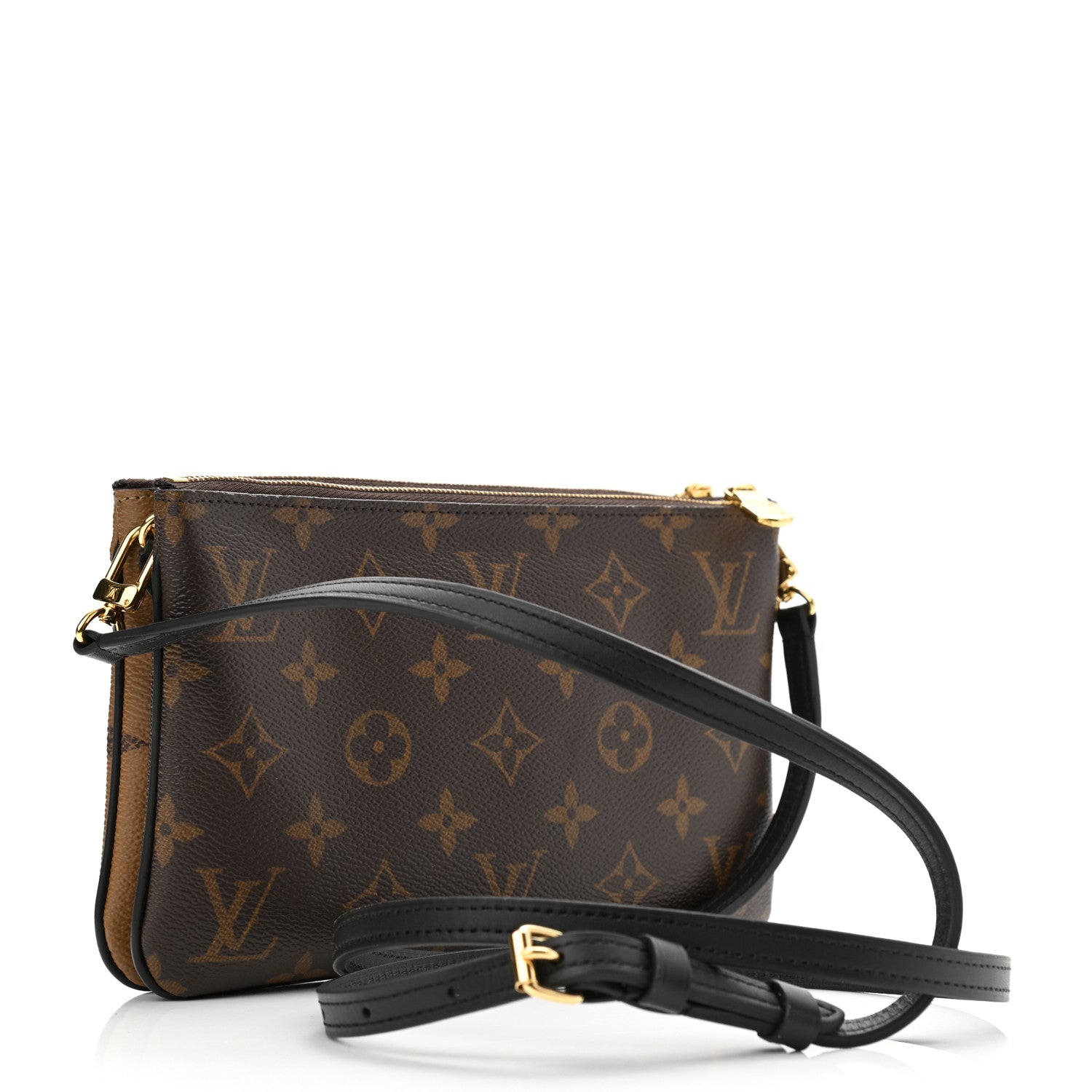 Louis Vuitton Reverse Monogram Giant Double Zip Pochette 3 of 10