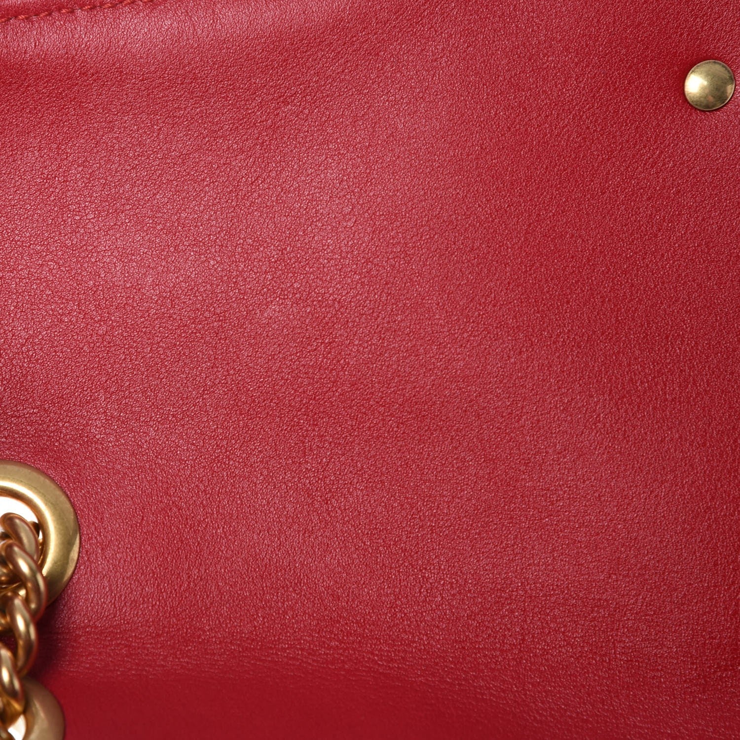 Gucci Velvet Matelasse Medium GG Marmont Shoulder Bag Hibiscus Red 9 of 22