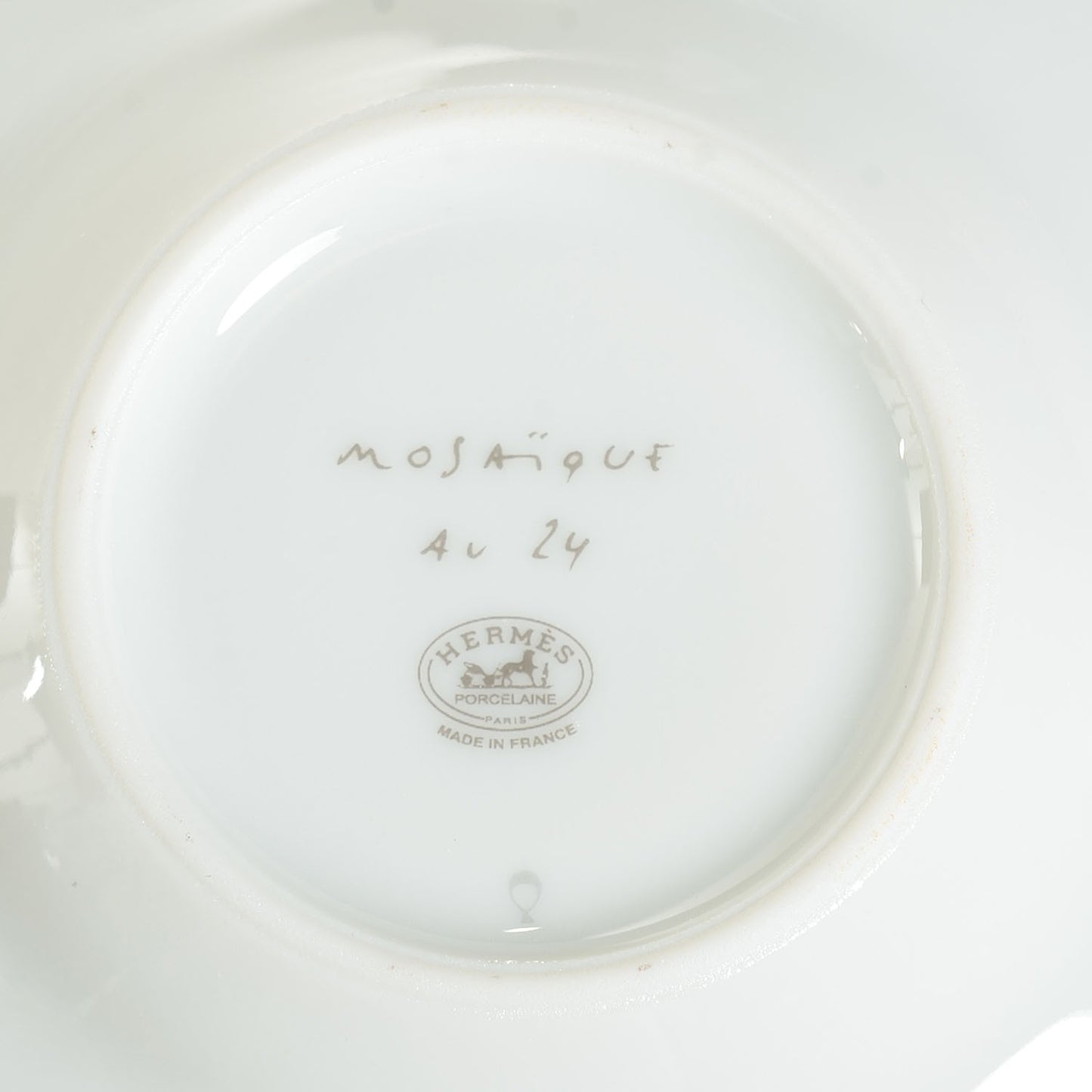 Porcelain Mosaique au 24 Coffee Cup and Saucer Set of 2