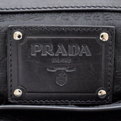 Prada Leather Large New Look Tote Black 7 of 10
