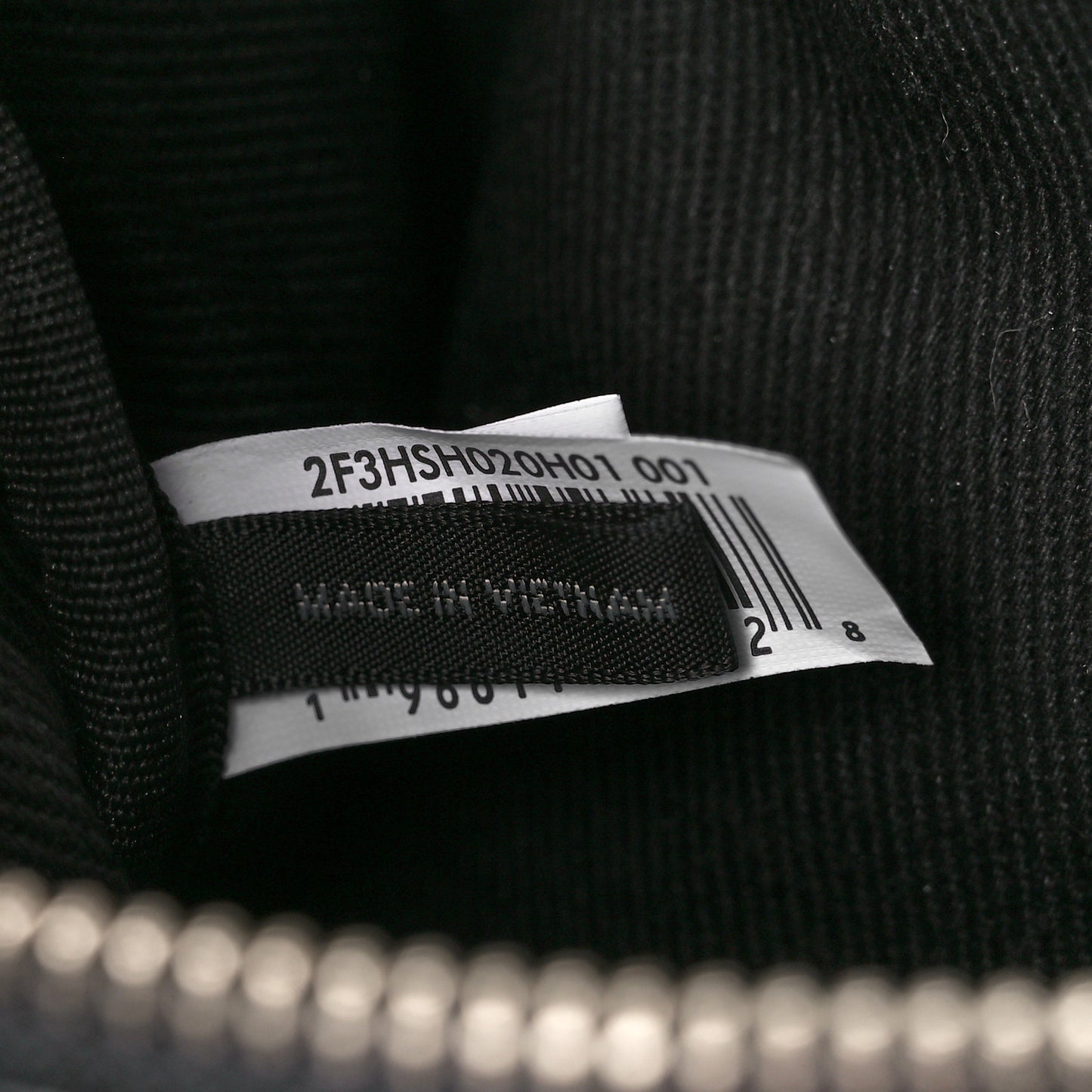 Grained Calfskin Mini The Sack Bag Black