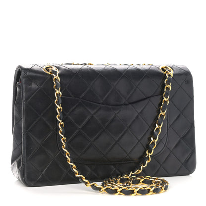 Chanel Lambskin Quilted Medium Double Flap Black 3 of 11