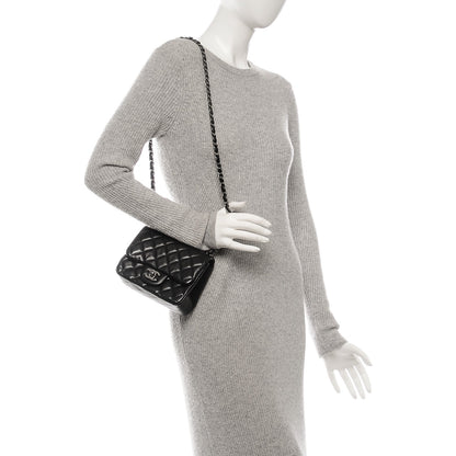 Chanel Lambskin Quilted Mini Square Flap Black 2 of 7