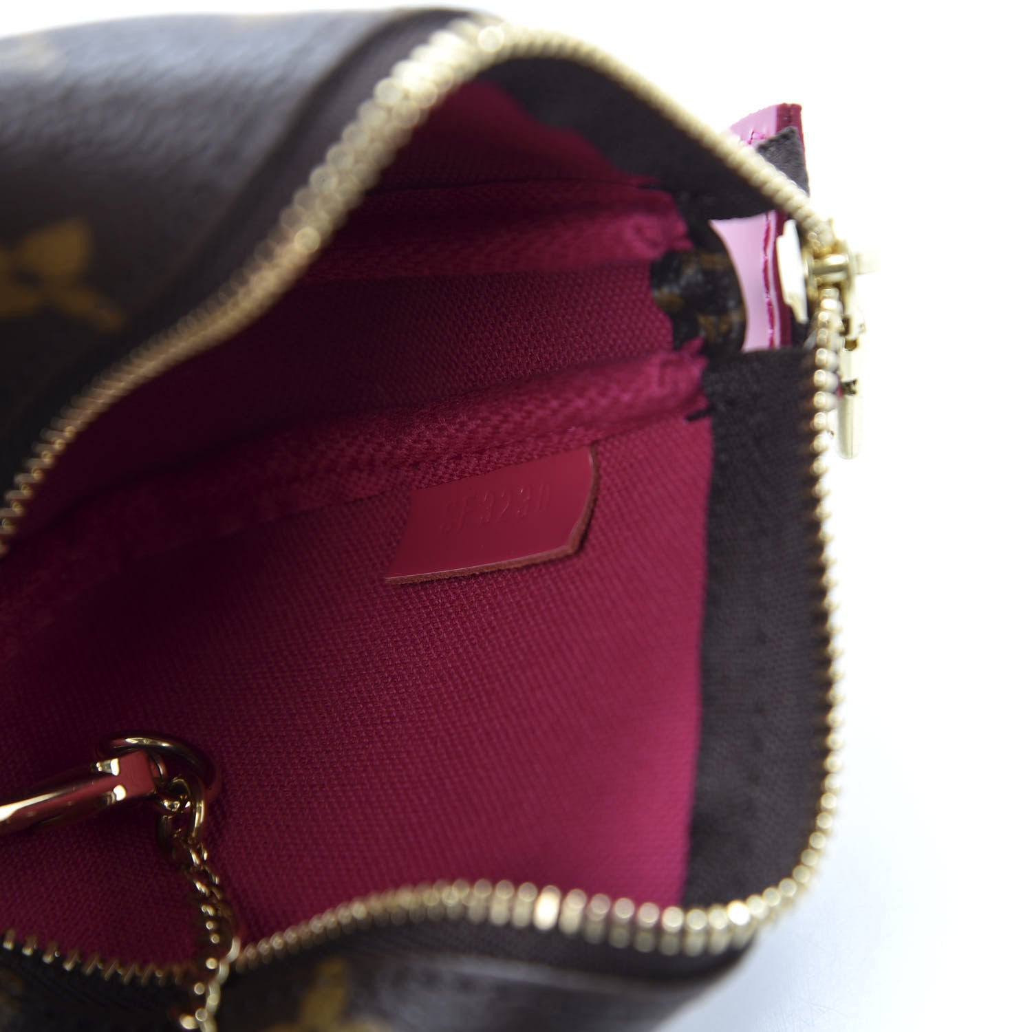 Louis Vuitton Monogram 2020 Christmas Animation Roller Coaster Mini Pochette Accessories Pivoine 8 of 9